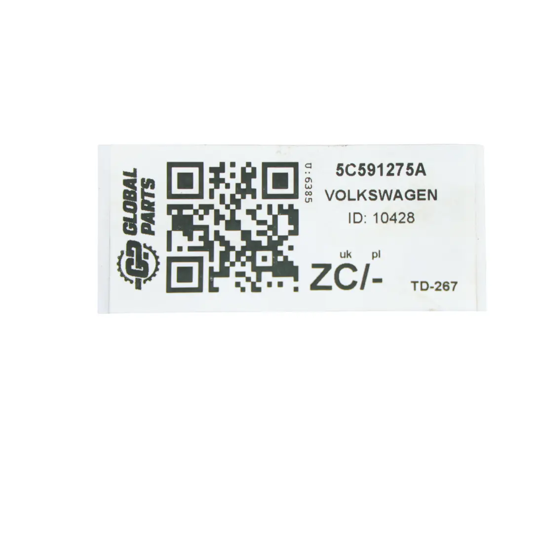Volkswagen New Beetle Czujnik PDC Tył Ultradźwiękowy Czarny C9X - SKU 5C6919275A-DBL - Numer Części 5C6919275A