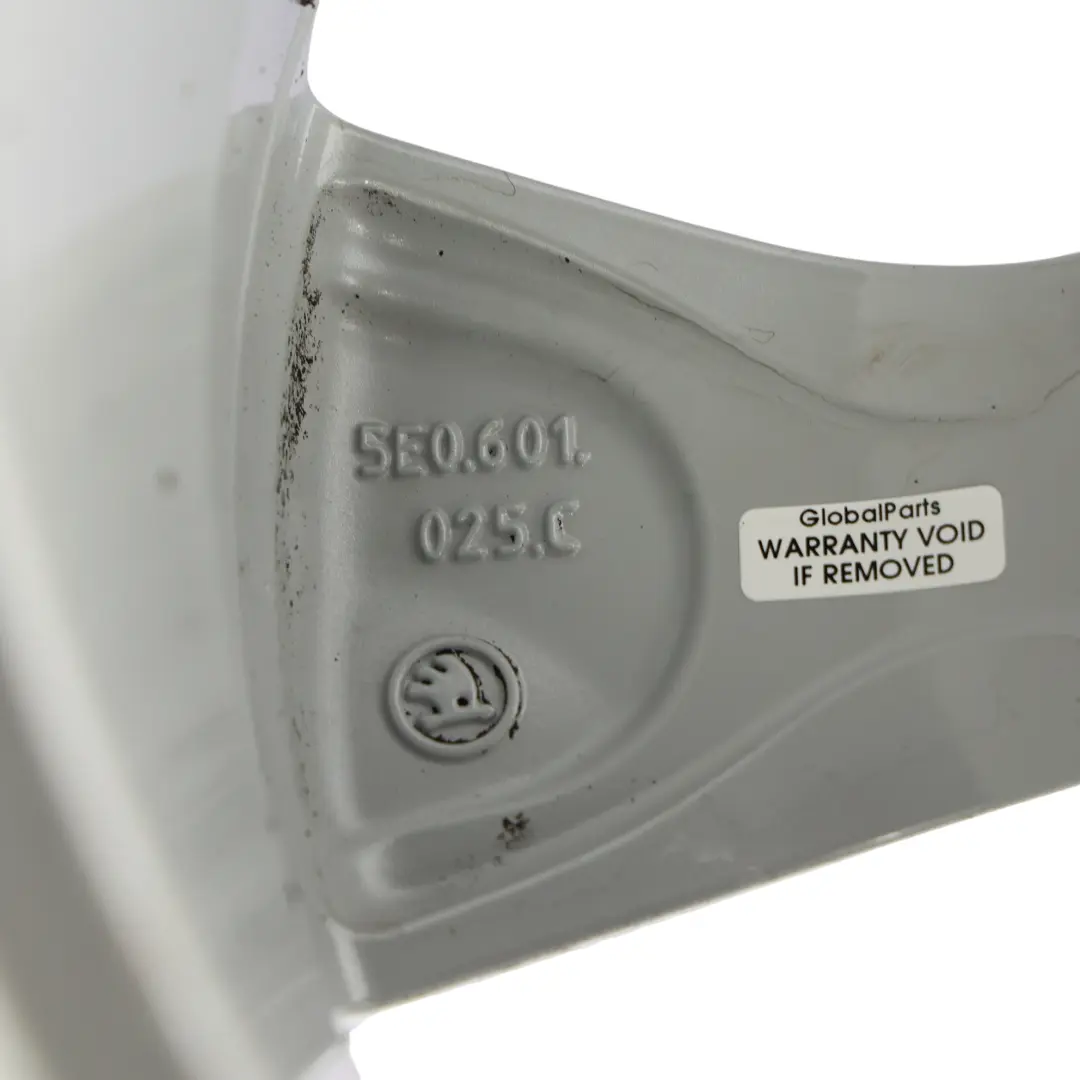 Skoda Octavia Mk3 5E Alloy Wheel Rim Silver 6,5J 16" ET:46 - SKU 5E0601025C-SL1 - Part number 5E0601025C