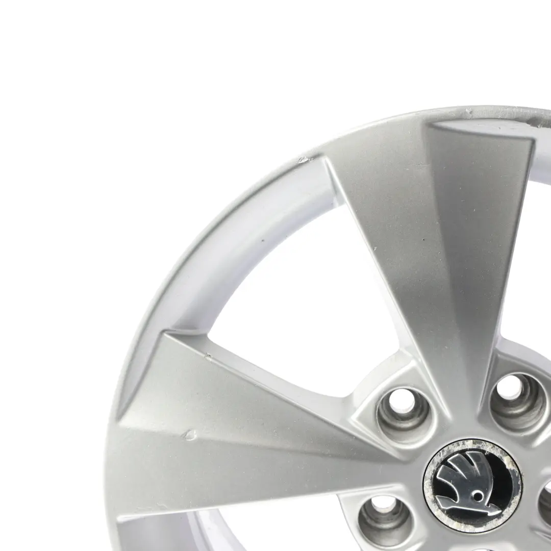 Skoda Octavia Mk3 5E Alloy Wheel Rim Silver 6,5J 16" ET:46 - SKU 5E0601025C-SL1 - Part number 5E0601025C