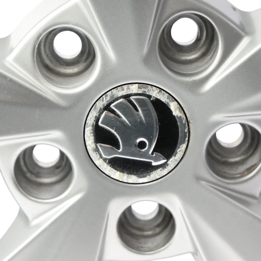 Skoda Octavia Mk3 5E Alloy Wheel Rim Silver 6,5J 16" ET:46 - SKU 5E0601025C-SL1 - Part number 5E0601025C