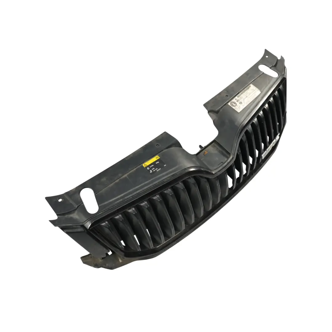 Mk3 Front Bumper Radiator Grille Grid Trim Panel to Skoda Octavia with Part number 5E0853653 Skoda Octavia Mk3 Front Bumper Radiator Grille Grid Trim Panel - SKU 5E0853653 - Part number 5E0853653