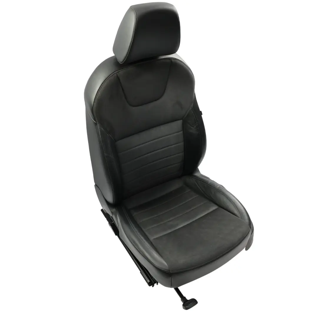Skoda Octavia Mk3 5E Asiento Delantero Interior Cuero Alcantara Negro Izquierdo - SKU 5E0881805J-2 - Número de pieza 5E0881805J