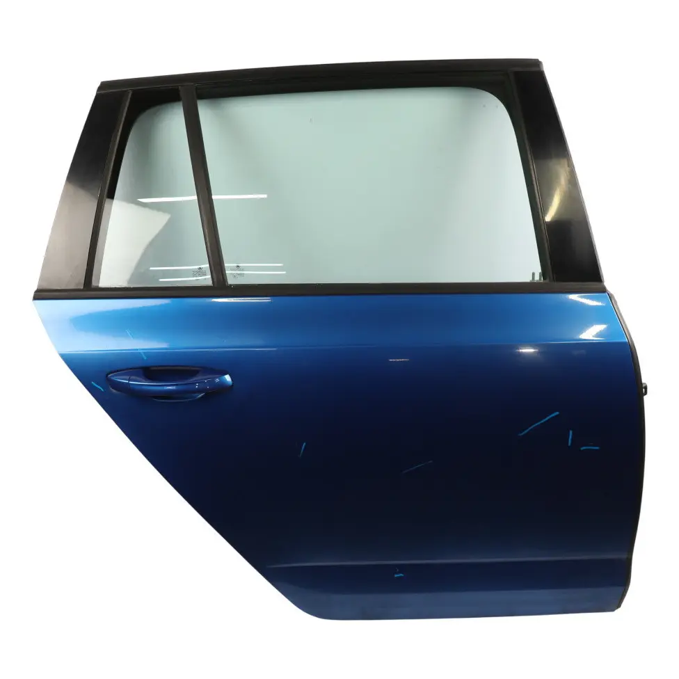 Skoda Octavia Mk3 Estate Door Rear Right O/S Race Blue Metallic - F5W