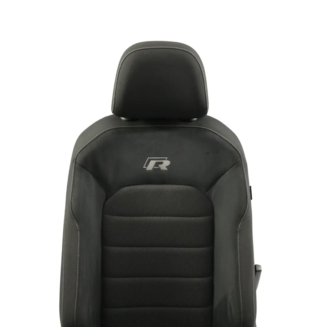 Volkswagen Golf Mk7 R-Line Asiento Delantero Izquierdo Alcantara Tela Negro Gris - SKU 5G4881805DK-2 - Número de pieza 5G4881805DK