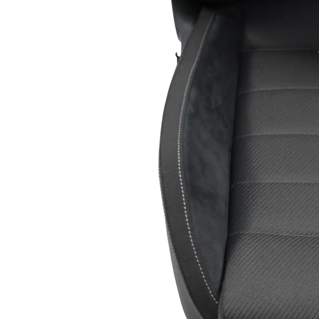 Volkswagen Golf Mk7 R-Line Siège Avant Gauche Alcantara Tissu Noir Gris - SKU 5G4881805DK-2 - Numéro de pièce 5G4881805DK