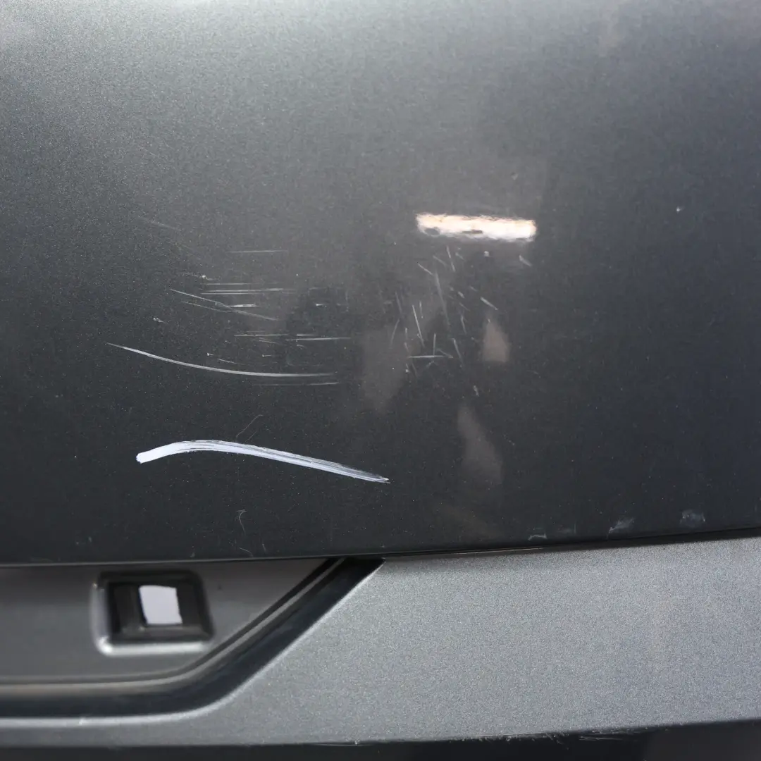 Volkswagen VW Golf Mk7 Bumper Rear R-Line Trim Panel Indium Grey Metallic - R7H - SKU 5G6807417BQ-IDG1 - Part number 5G6807417BQ