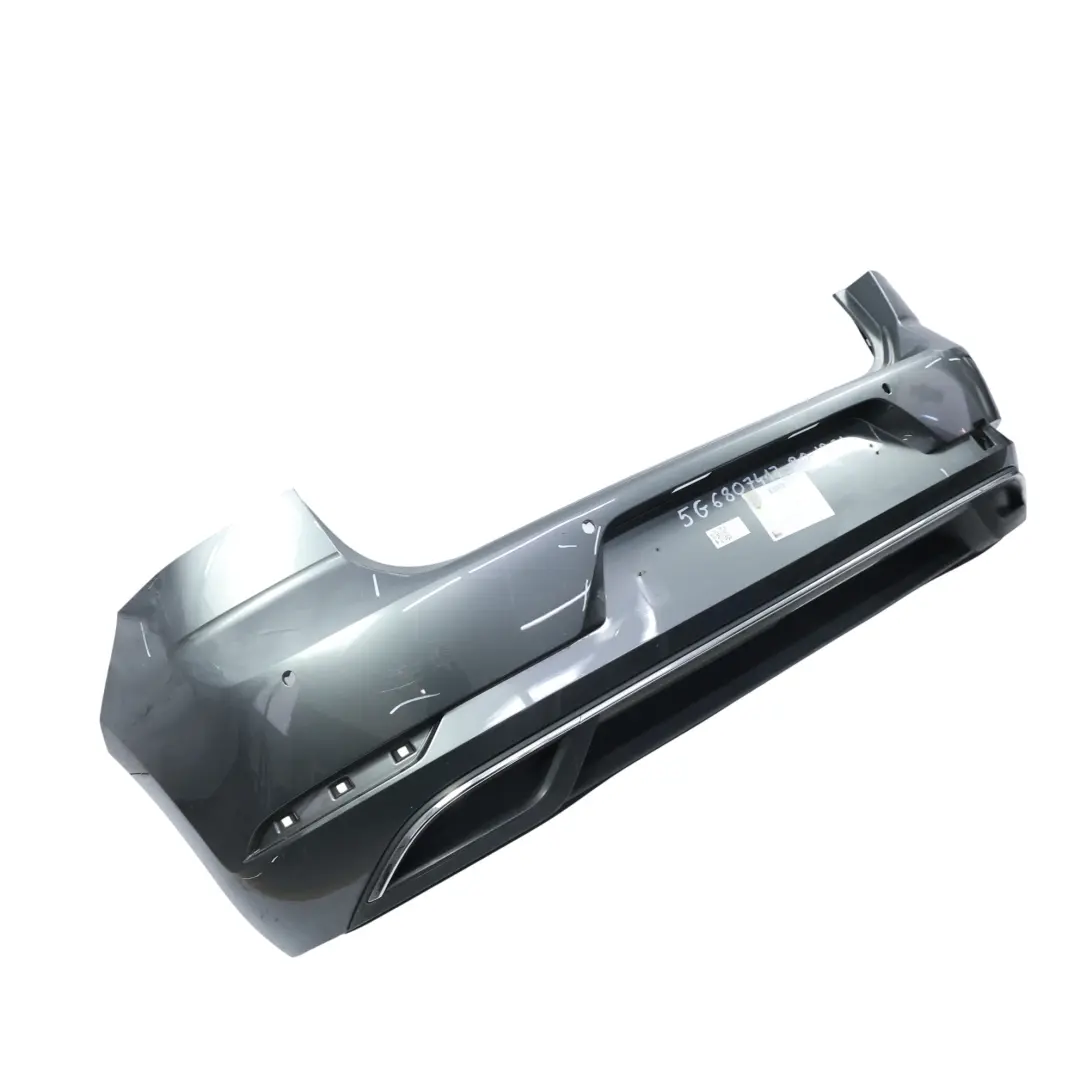 Bumper Rear R-Line Trim Panel Indium Grey Metallic - R7H to Volkswagen VW Golf Mk7 with Part number 5G6807417BQ Volkswagen VW Golf Mk7 Bumper Rear R-Line Trim Panel Indium Grey Metallic - R7H - SKU 5G6807417BQ-IDG1 - Part number 5G6807417BQ