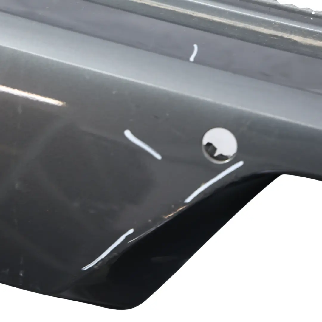 Bumper Rear R-Line Trim Panel Indium Grey Metallic - R7H to Volkswagen VW Golf Mk7 with Part number 5G6807417BQ Volkswagen VW Golf Mk7 Bumper Rear R-Line Trim Panel Indium Grey Metallic - R7H - SKU 5G6807417BQ-IDG1 - Part number 5G6807417BQ