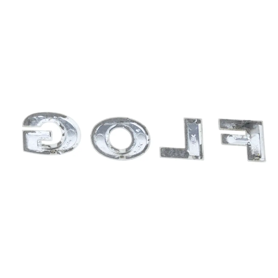 5G Rear Badge Emblem Inscription Golf Chrome Lettering to Volkswagen Golf with Part number 5G9853687 Volkswagen Golf 5G Rear Badge Emblem Inscription Golf Chrome Lettering - SKU 5G9853687 - Part number 5G9853687