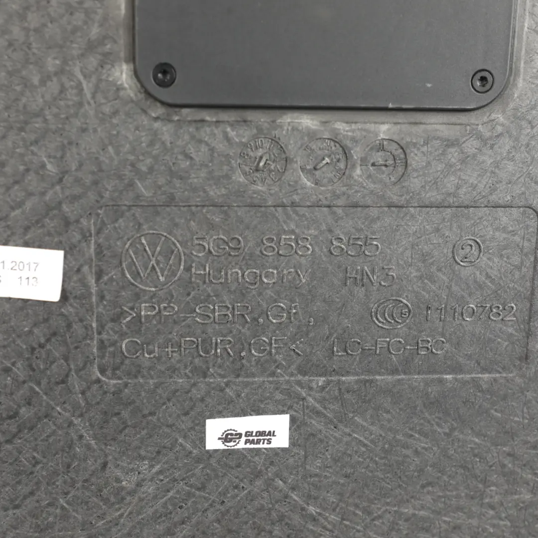 Rivestimento Pavimento Bagagliaio per Volkswagen Golf Mk7 Variant con numero di parte 5G9858855F Volkswagen Golf Mk7 Variant Rivestimento Pavimento Bagagliaio - SKU 5G9858855F - Numero di parte 5G9858855F