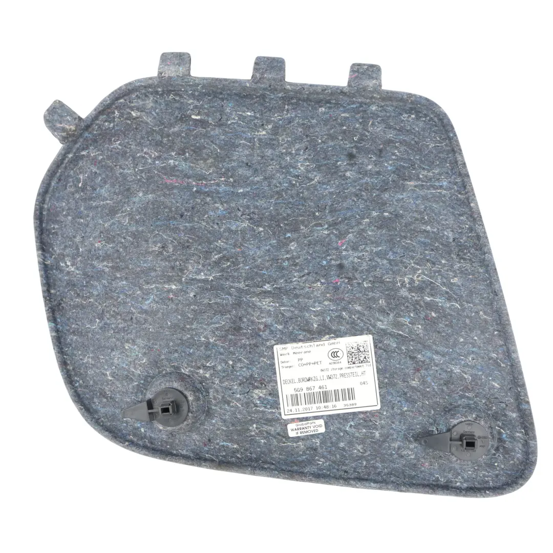 Volkswagen Golf 5G Revêtement Latéral Coffre Gauche - SKU 5G9867461 - Numéro de pièce 5G9867461