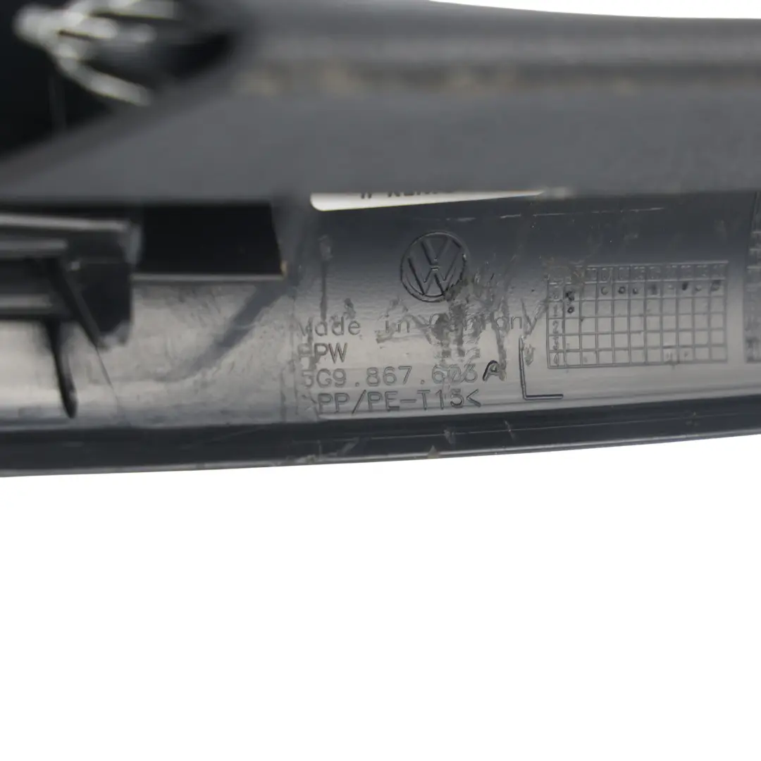 5G Tailgate Boot Lid Interior Trim Rear Left N/S to Volkswagen Golf with Part number 5G9867603A Volkswagen Golf 5G Tailgate Boot Lid Interior Trim Rear Left N/S - SKU 5G9867603A - Part number 5G9867603A