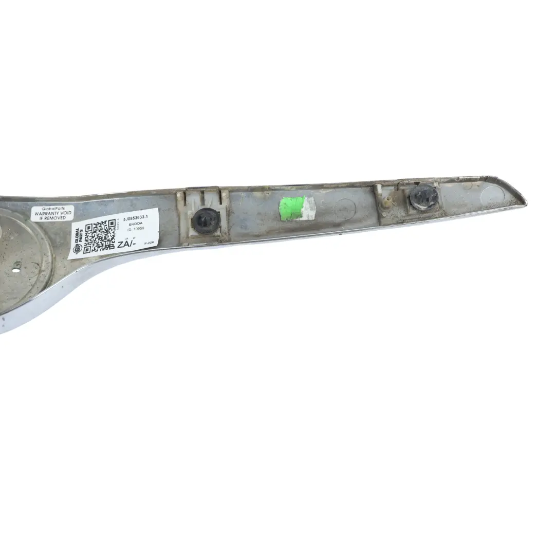 Skoda Fabia Mk2 Roomster Front Hood Bonnet Emblem Trim Strip Chrome - SKU 5J0853633-1 - Part number 5J0853633