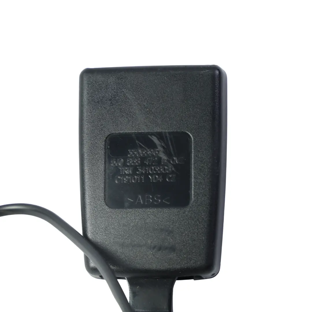 Skoda Fabia Mk2 Zapinka Pasa Bezpieczeństwa Przednia Prawa - SKU 5J0858472B - Numer Części 5J0858472B