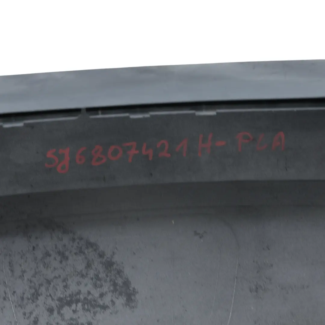 Mk2 Bumper Rear Trim Panel Cover Platinum Grey Metallic - F8L to Skoda Fabia with Part number 5J6807421H Skoda Fabia Mk2 Bumper Rear Trim Panel Cover Platinum Grey Metallic - F8L - SKU 5J6807421H-PLA - Part number 5J6807421H