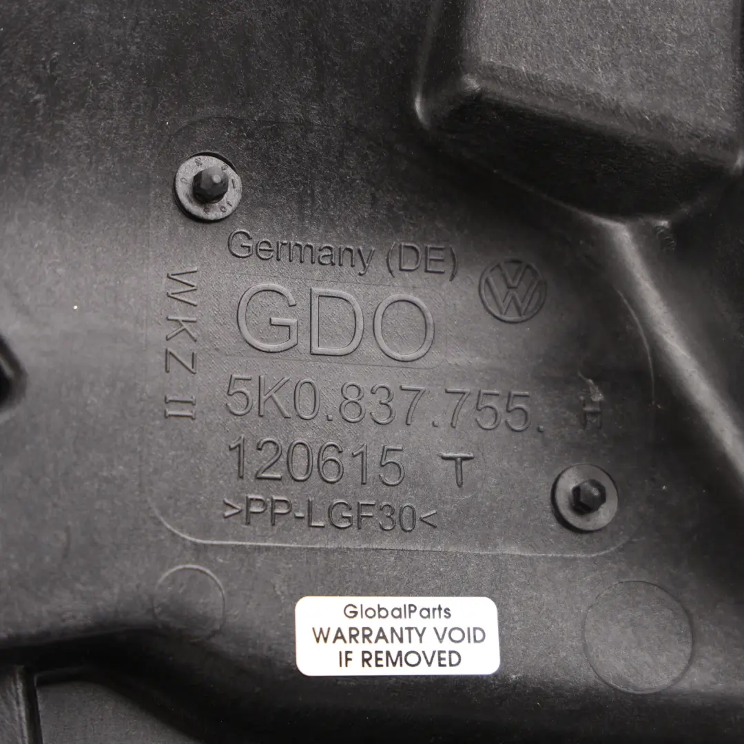 VW Golf Mk6 VI Front Door Window Lifter Regulator Mechanism Left N/S - SKU 5K0837461D - Part number 5K0837461D