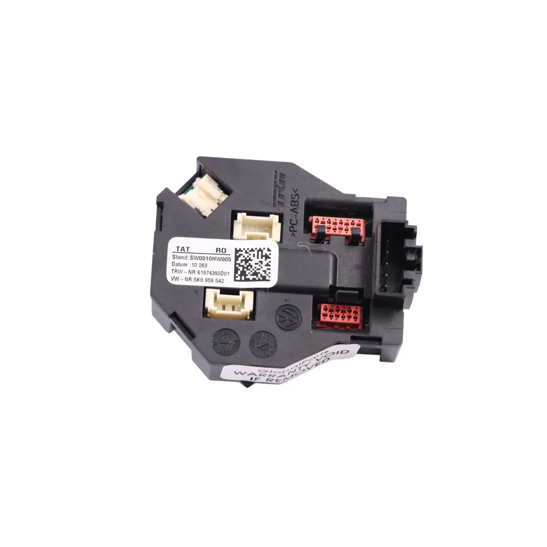 Volkswagen Tiguan 5N Seat Ibiza 6J Lenkrad Schalter Stecker Einheit - SKU 5K0959542 - Teilenummer 5K0959542