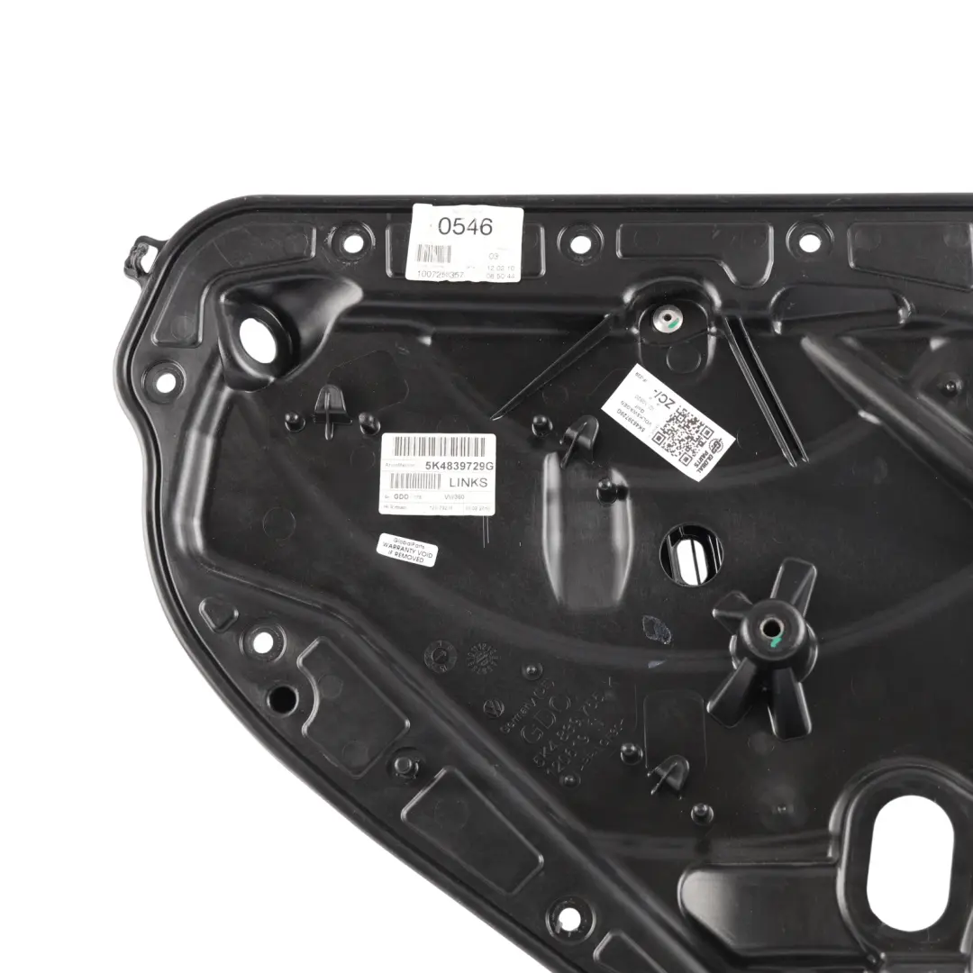 Volkswagen Golf Mk6 Silnik Mechanizm Podnośnika Szyby Tylny Lewy - SKU 5K4839729G - Numer Części 5K4839729G