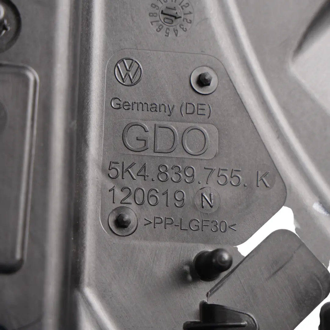 Volkswagen Golf Mk6 Moteur Lève-Vitre Arrière Gauche - SKU 5K4839729G - Numéro de pièce 5K4839729G
