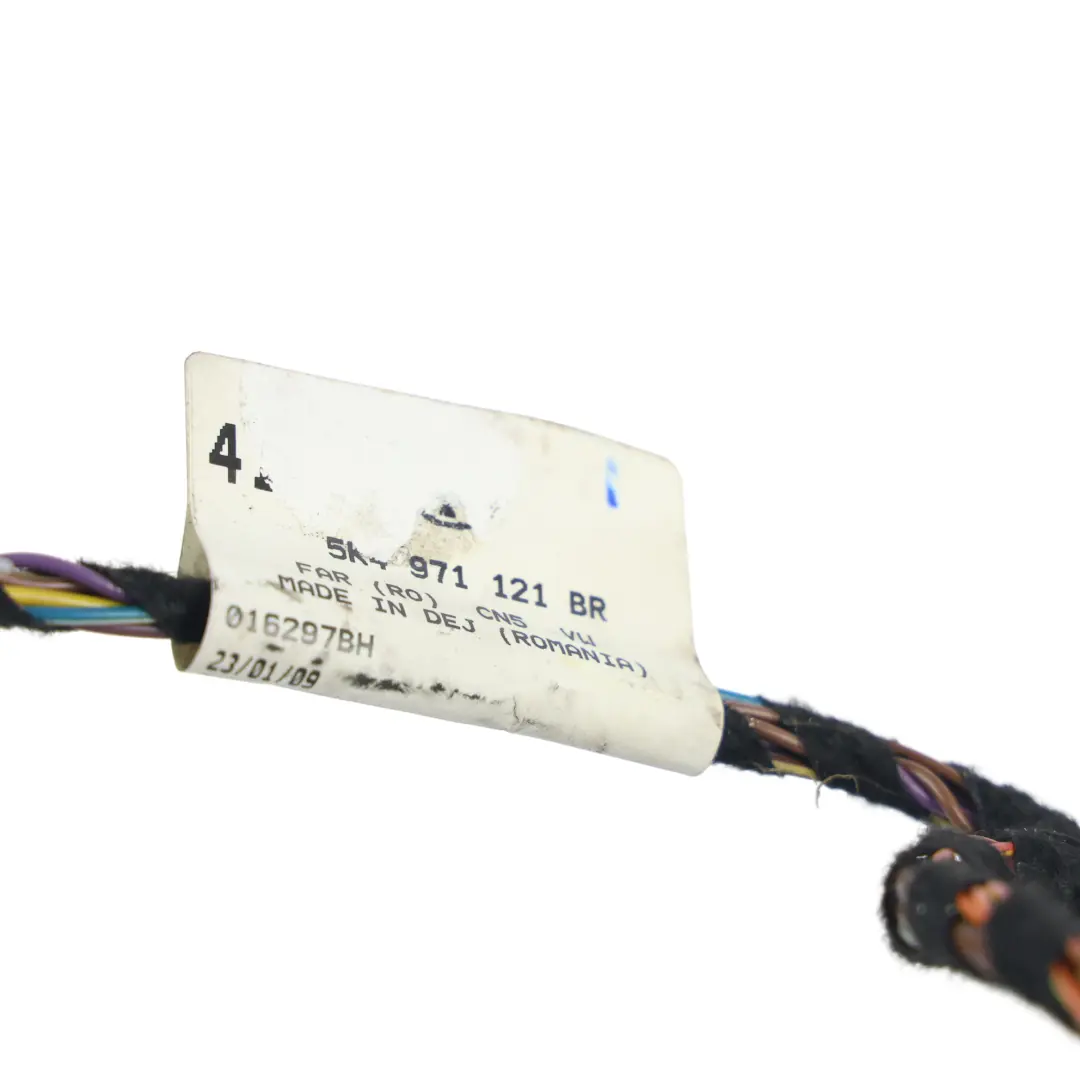 Mk6 Front Door Wiring Loom Cable Harness Passenger Side N/S to VW Golf with Part number 5K4971121BR VW Golf Mk6 Front Door Wiring Loom Cable Harness Passenger Side N/S - SKU RHD-5K4971121BR - Part number 5K4971121BR