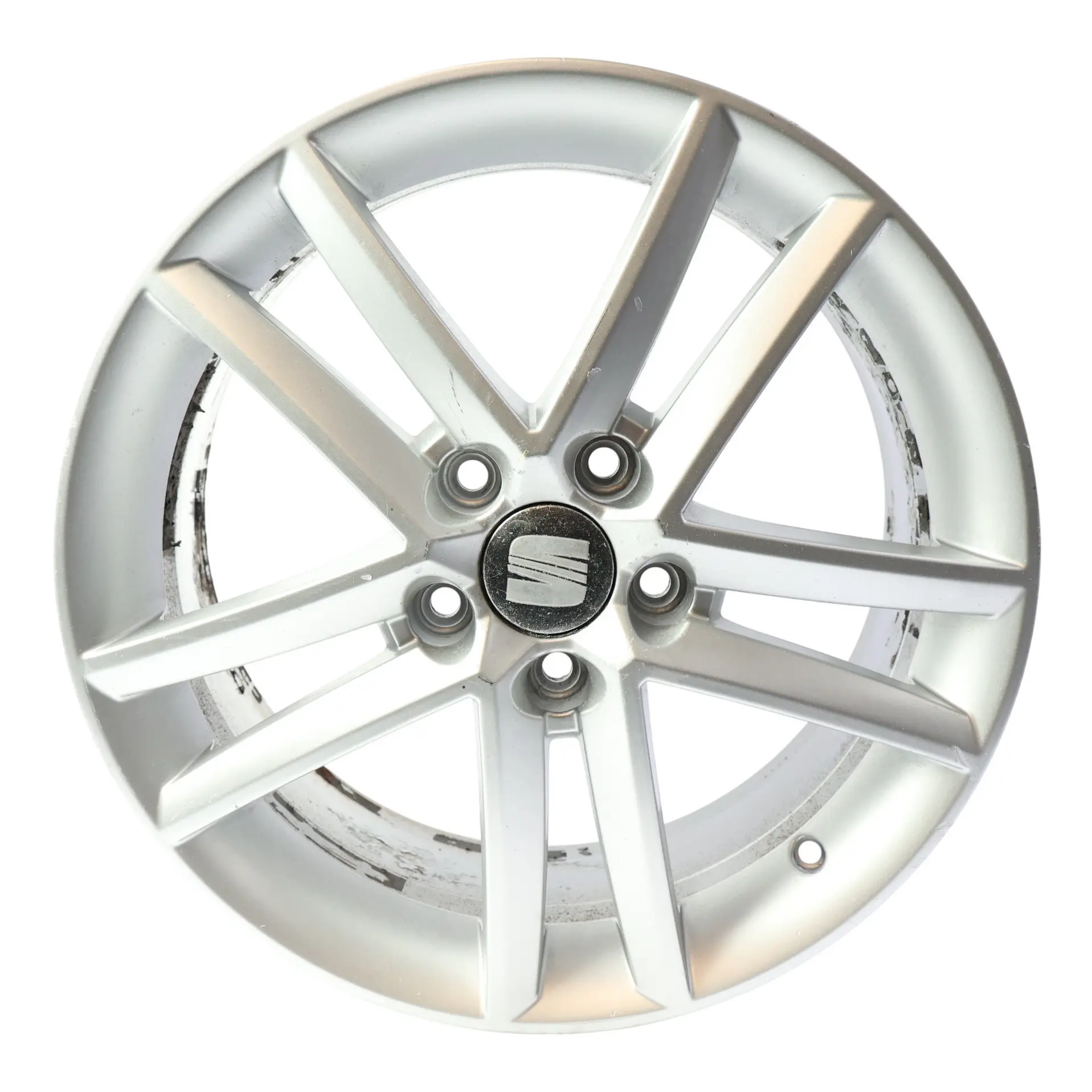 Seat Leon Mk2 Mk3 Alloy Wheel Rim Silver 5 Double Spoke 17" 7J ET:54 5P0601025M