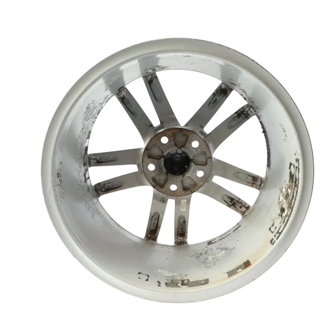 Mk2 Mk3 Alloy Wheel Rim Silver 5 Double Spoke 17" 7J ET:54 to Seat Leon with Part number 5P0601025M Seat Leon Mk2 Mk3 Alloy Wheel Rim Silver 5 Double Spoke 17" 7J ET:54 - SKU 5P0601025M-SL3 - Part number 5P0601025M