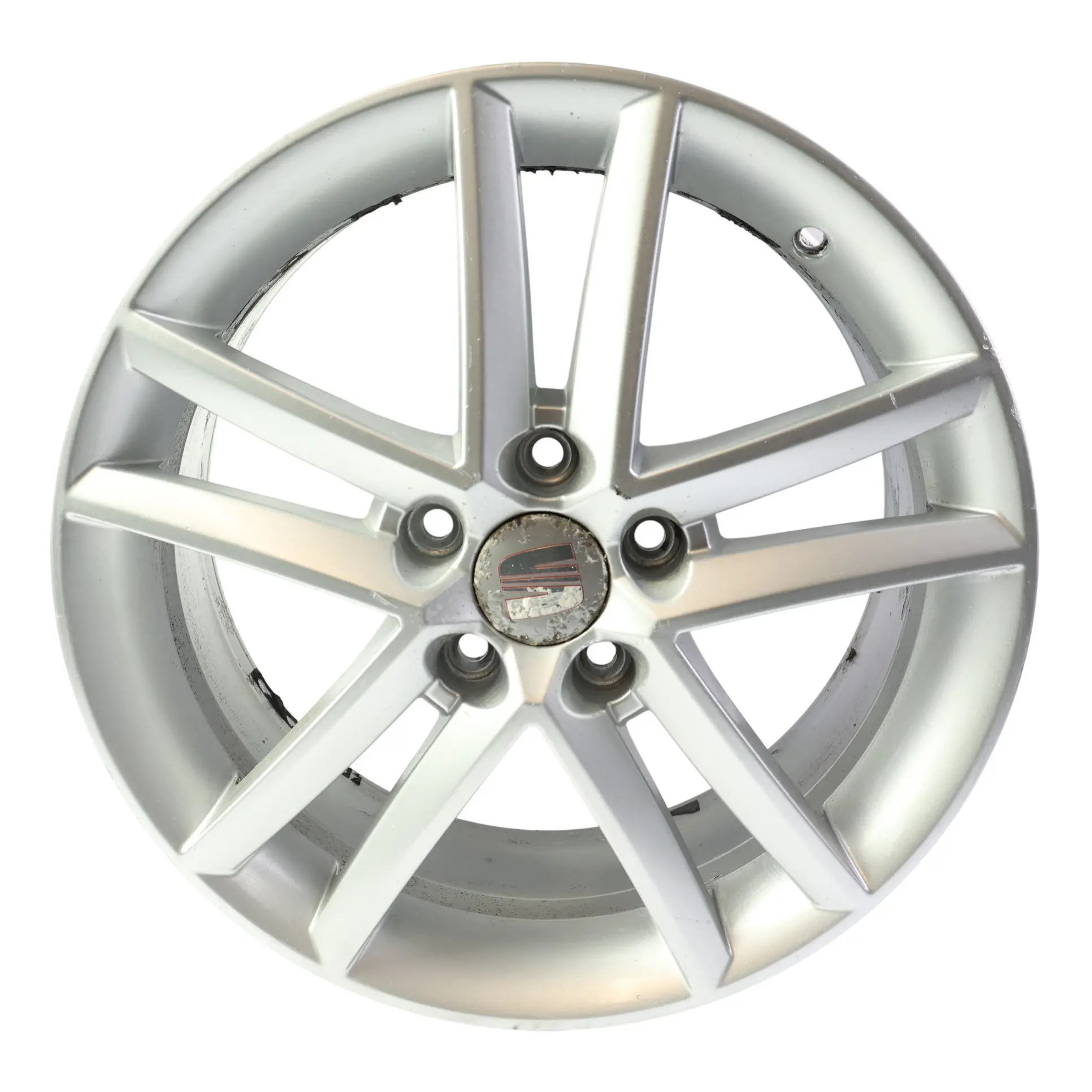 Seat Leon Mk2 Mk3 Alloy Wheel Rim Silver 5 Double Spoke 17" 7J ET:54 5P0601025M
