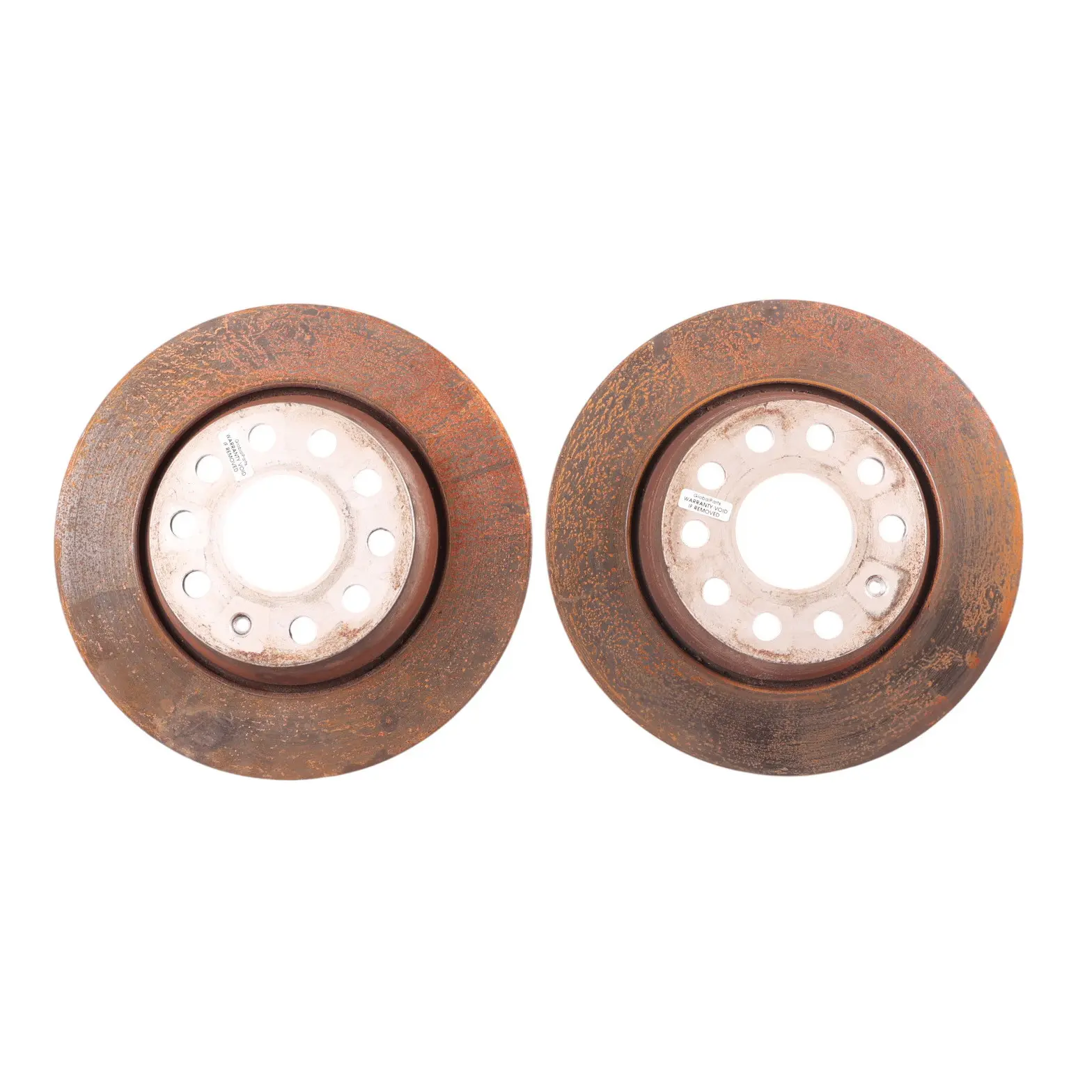 Volkswagen Passat B6 Sharan 7N Rear Brake Disc Left Right N/O/S Set 5Q0615601G