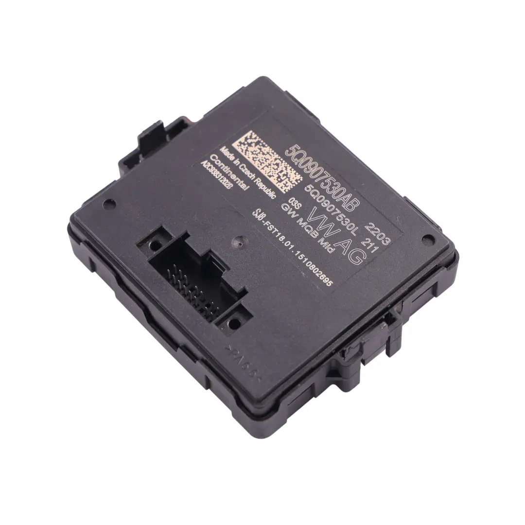 Gateway Control Module Diagnostic Interface Data Bus Unit to Audi A3 8V with Part number 5Q0907530AB Audi A3 8V Gateway Control Module Diagnostic Interface Data Bus Unit - SKU 5Q0907530AB - Part number 5Q0907530AB