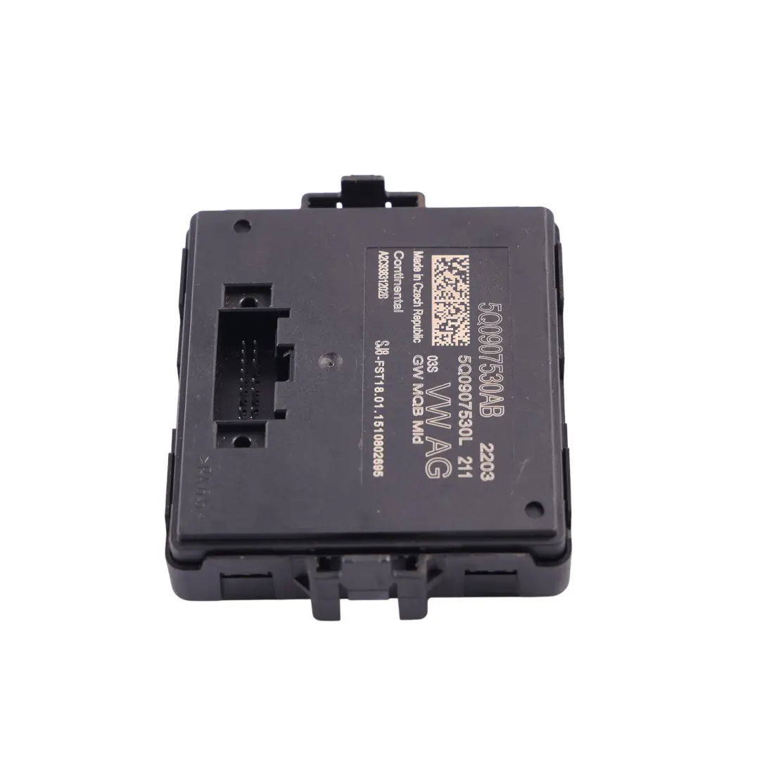 Calculateur Passerelle Interface Diagnostic Bus Données pour Audi A3 8V à propos du numéro de pièce 5Q0907530AB Audi A3 8V Calculateur Passerelle Interface Diagnostic Bus Données - SKU 5Q0907530AB - Numéro de pièce 5Q0907530AB