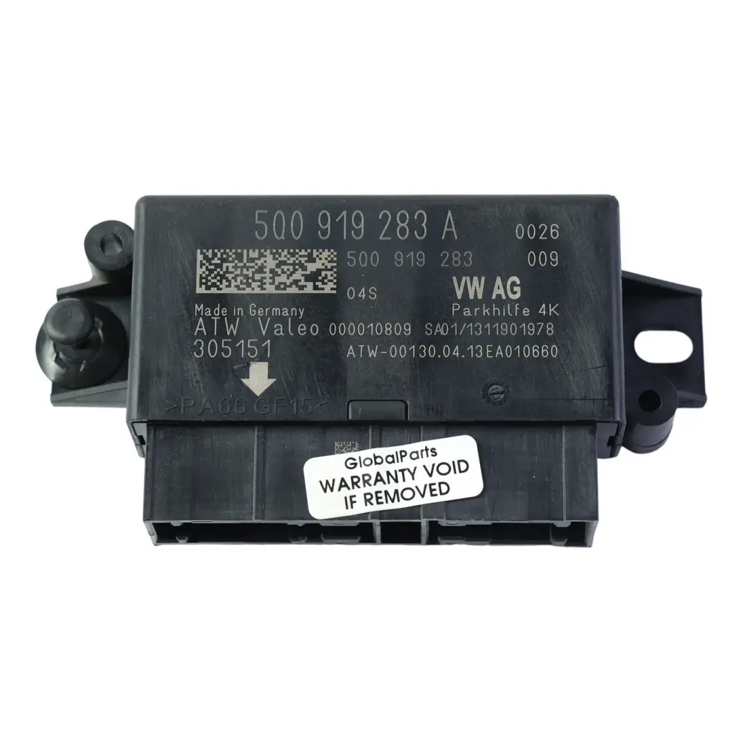 Audi A3 8V Seat Leon Skoda Octavia PDC Module Parking Control Unit - SKU 5Q0919283A - Part number 5Q0919283A
