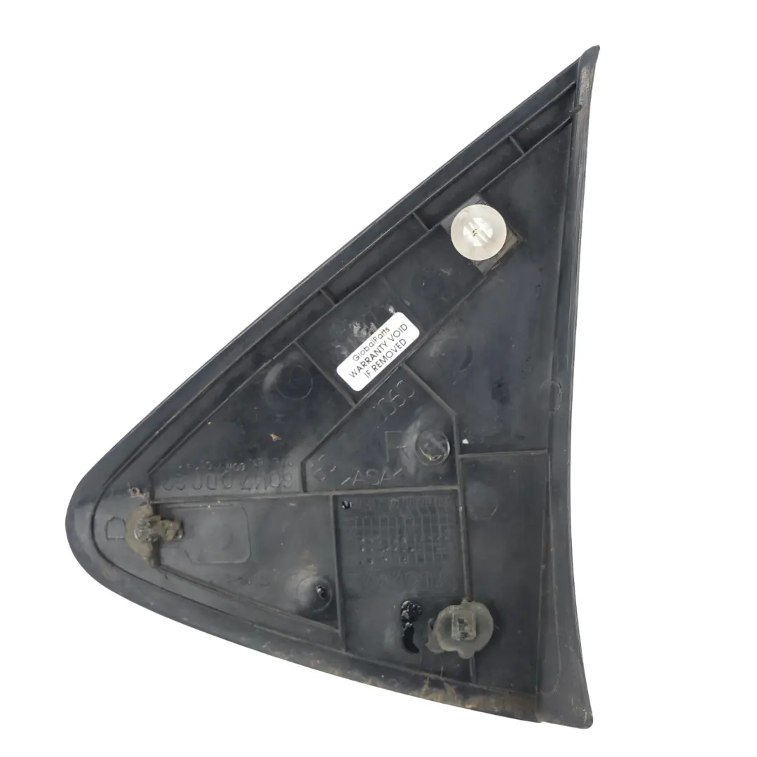 Toyota Yaris P9 Door Triangle Cover Trim Panel Front Right O/S Black - SKU 601170D060 - Part number 601170D060