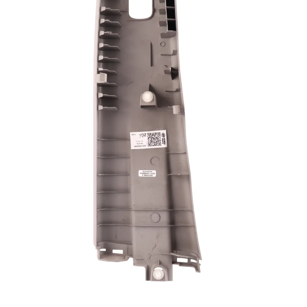 Toyota Yaris P9 B Pillar Trim Cover Panel Upper Right O/S Side Grey - SKU 624110D060B0 - Part number 624110D060B0