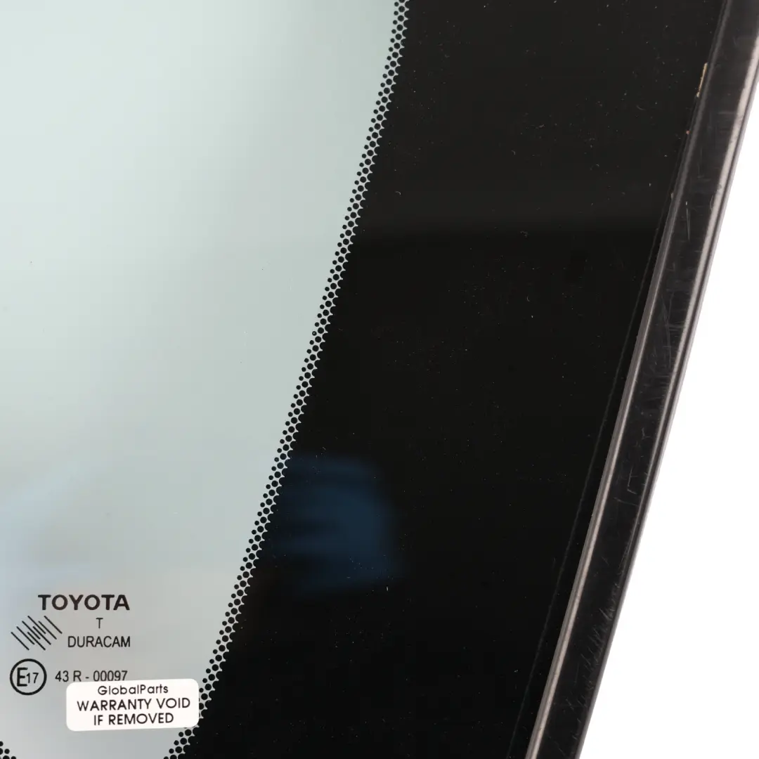 Toyota Verso Quarter Panel Window Rear Right O/S - SKU 627100F030 - Part number 627100F030