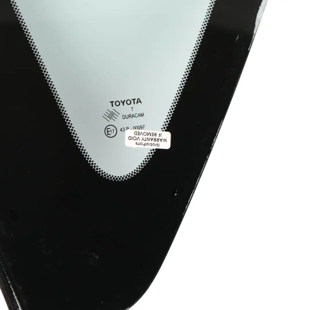 Quarter Window Glass Rear Left N/S Green to Toyota Verso with Part number 627200F030 Toyota Verso Quarter Window Glass Rear Left N/S Green - SKU 627200F030 - Part number 627200F030