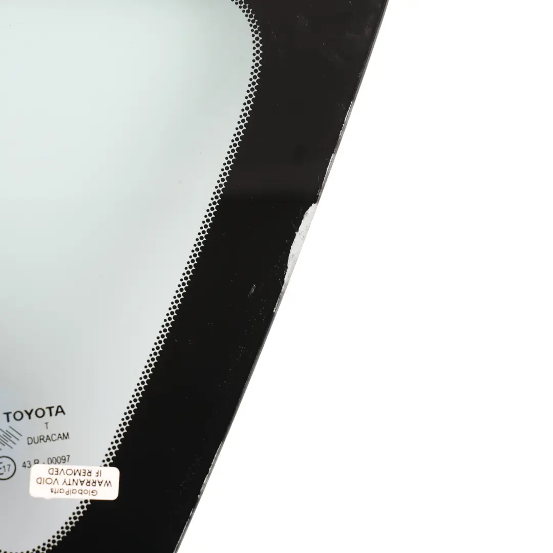 Quarter Window Glass Rear Left N/S Green to Toyota Verso with Part number 627200F030 Toyota Verso Quarter Window Glass Rear Left N/S Green - SKU 627200F030 - Part number 627200F030