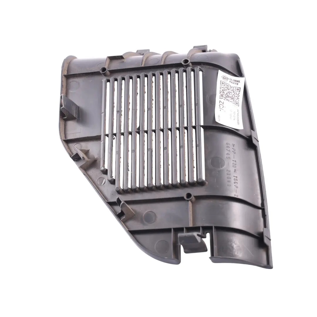 Toyota Celica T23 Tapa Gato Panel Lateral Trasero Gris Oscuro - SKU 6474520080B1 - Número de pieza 6474520080B1