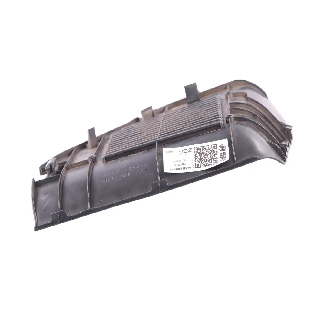 Toyota Celica T23 Quarter Trim Jack Cover Panel Dark Grey - SKU 6474520080B1 - Part number 6474520080B1
