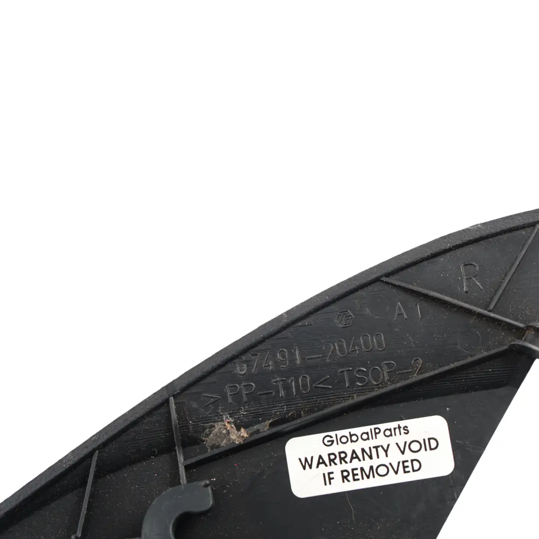 Toyota Celica T230 Mk7 Door Mirror Interior Trim Front Right O/S - SKU 6749120400 - Part number 6749120400