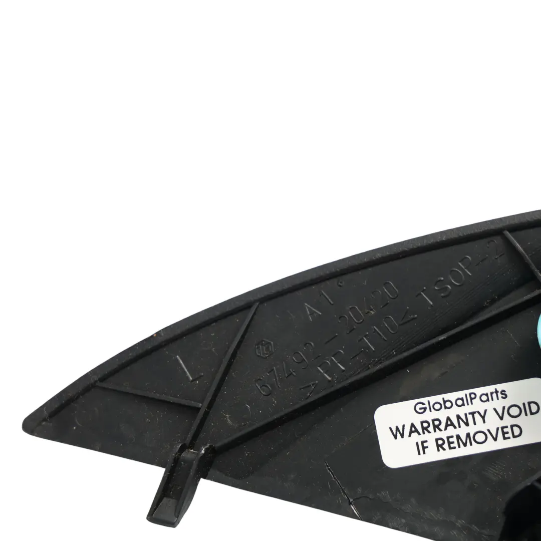 Toyota Celica T23 Soporte Panel Puerta Delantera Inferior Izquierdo 67492-20420 - SKU 6749220420 - Número de pieza 6749220420