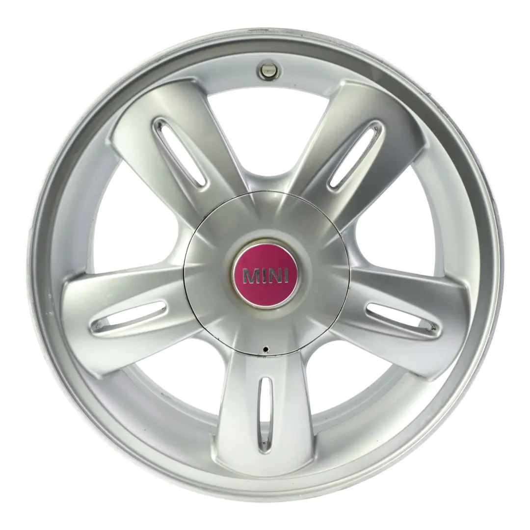 Mini Cooper One R50 Silver Llanta De aleacion 15" 5,5J ET:45 5 Star Rocket 93 - SKU 6763295-SL2 - Número de pieza 6763295