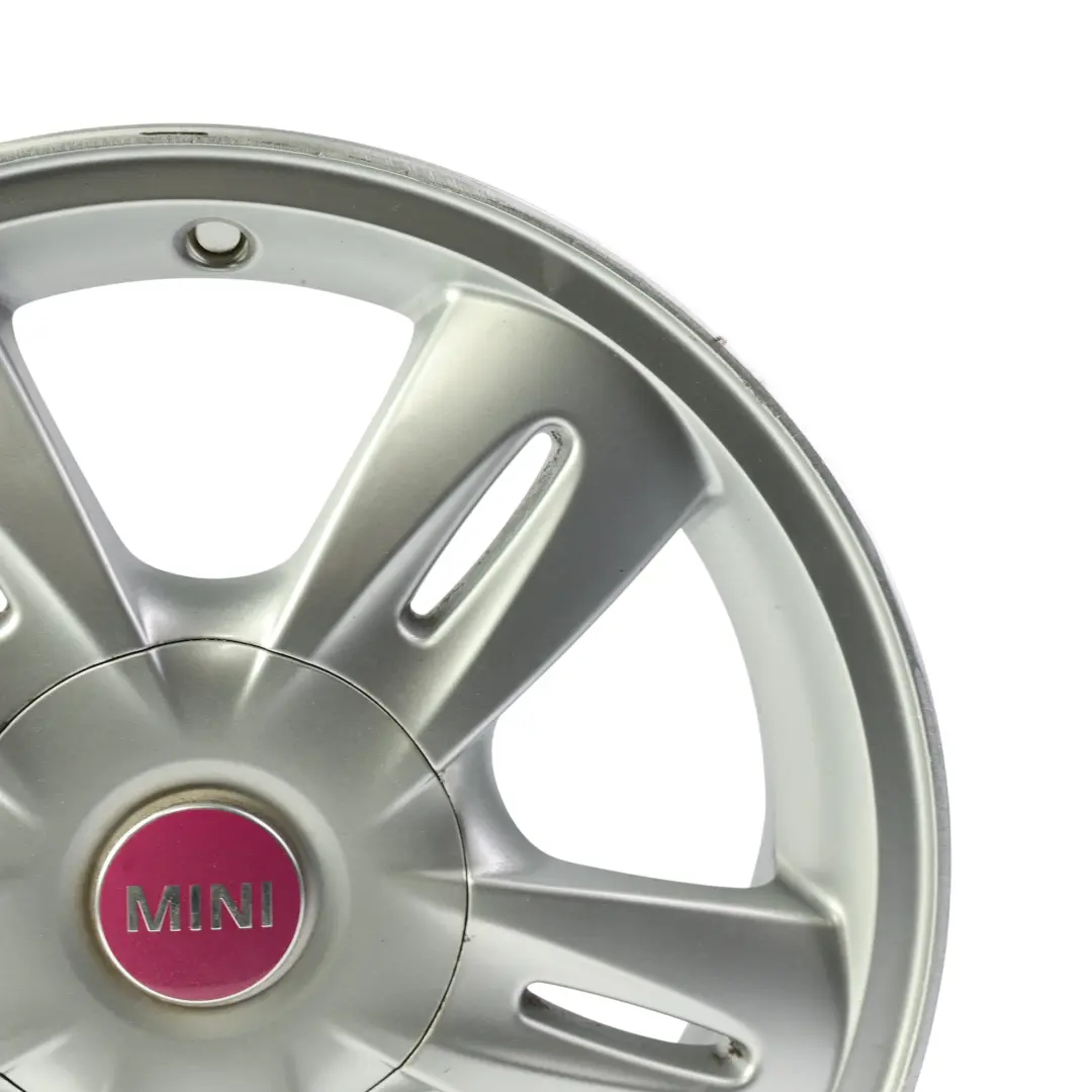 Mini Cooper One R50 Argent Jantes Alu 15 " 5,5J Et : 45 5 etoe Rocket 93 - SKU 6763295-SL2 - Numéro de pièce 6763295
