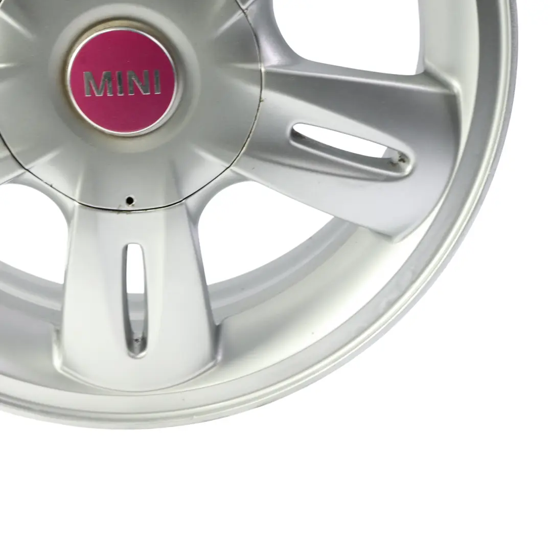 Mini Cooper One R50 Argent Jantes Alu 15 " 5,5J Et : 45 5 etoe Rocket 93 - SKU 6763295-SL2 - Numéro de pièce 6763295
