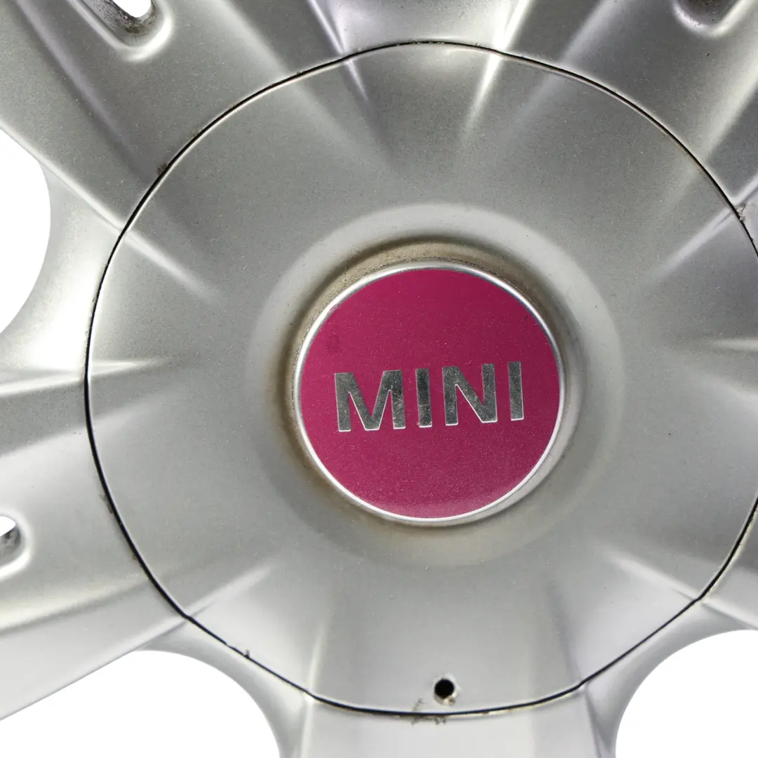 Mini Cooper One R50 Silver Llanta De aleacion 15" 5,5J ET:45 5 Star Rocket 93 - SKU 6763295-SL2 - Número de pieza 6763295