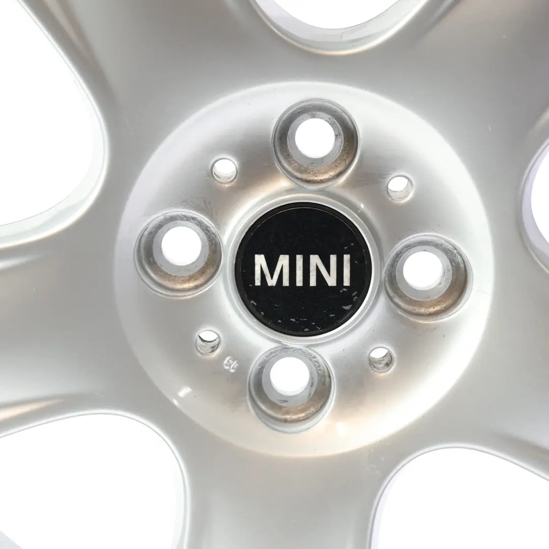Mini Cooper One R50 R52 R53 Llanta De aleacion plateada 17" 7J ET:48 5-Star 91 - SKU 6763299-SL1 - Número de pieza 6763299