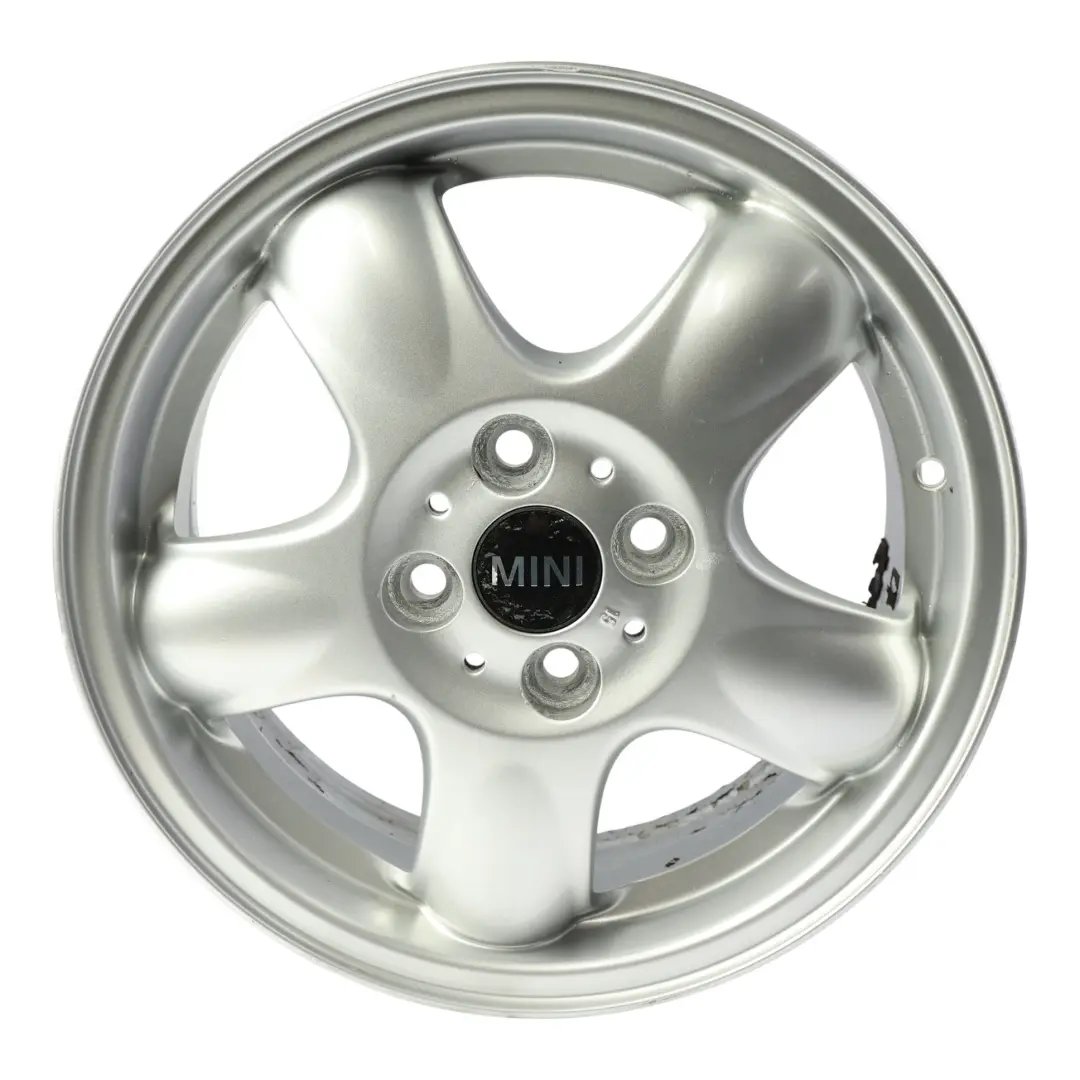 Mini Cooper R50 R56 Argent Jante Alliage 15" 5,5J ET:45 5-Start Spooler 100 - SKU 6768498-SL7 - Numéro de pièce 6768498