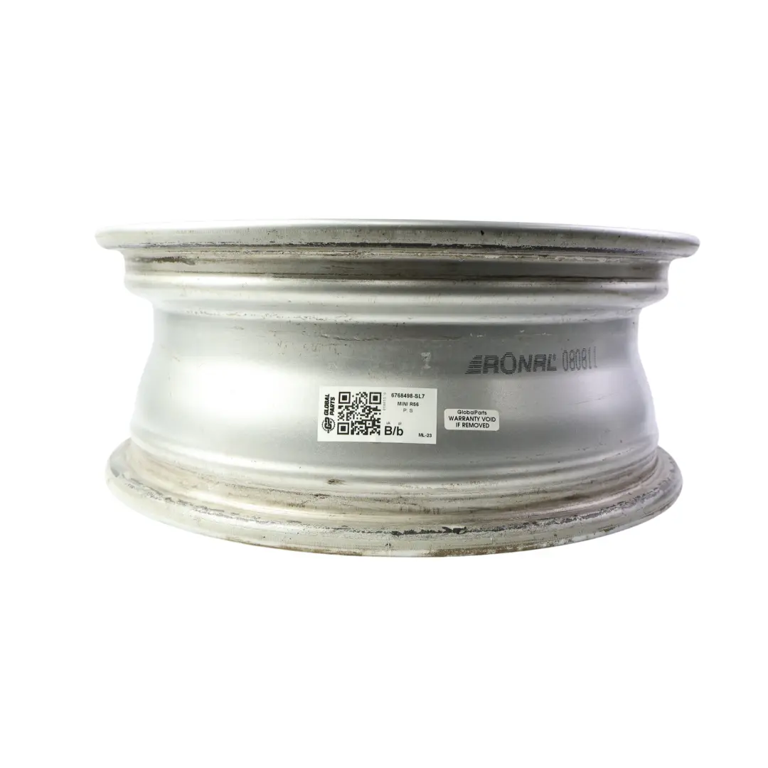 Mini Cooper R50 R56 Argent Jante Alliage 15" 5,5J ET:45 5-Start Spooler 100 - SKU 6768498-SL7 - Numéro de pièce 6768498