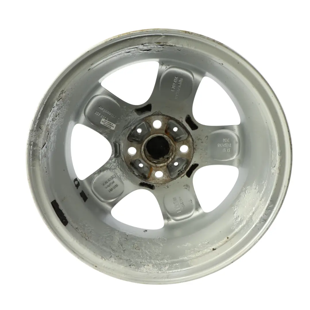 Argent Jante Alliage 15" 5,5J ET:45 5-Start Spooler 100 pour Mini Cooper R50 R56 à propos du numéro de pièce 6768498 Mini Cooper R50 R56 Argent Jante Alliage 15" 5,5J ET:45 5-Start Spooler 100 - SKU 6768498-SL7 - Numéro de pièce 6768498