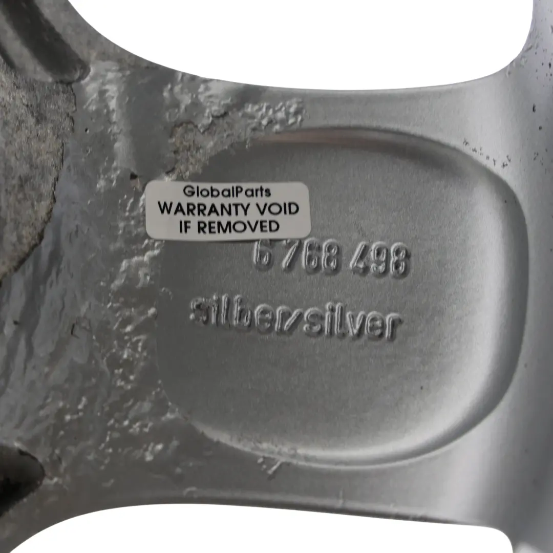 Mini Cooper R50 R56 Argent Jante Alliage 15" 5,5J ET:45 5-Start Spooler 100 - SKU 6768498-SL7 - Numéro de pièce 6768498