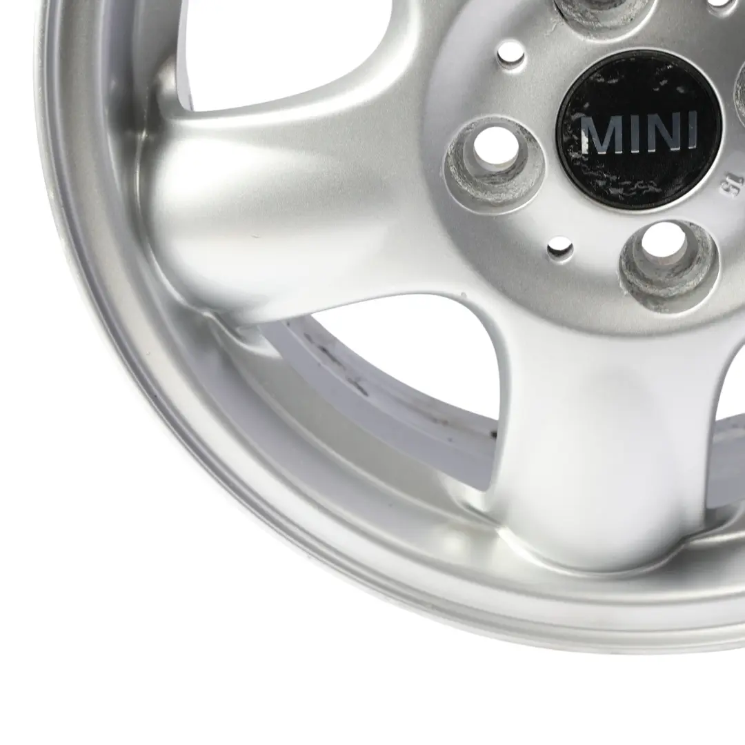 Mini Cooper R50 R56 Argent Jante Alliage 15" 5,5J ET:45 5-Start Spooler 100 - SKU 6768498-SL7 - Numéro de pièce 6768498